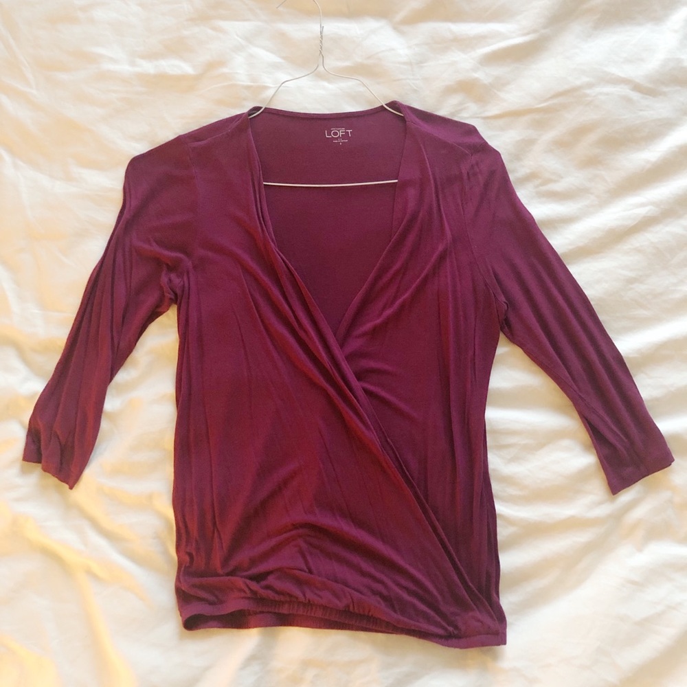 Loft Surplice Top